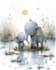 create watercolour children book illustrations