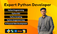 python expert assignments gui scripts apps and software development