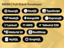 do website development as full stack web developer, front end, backend developer