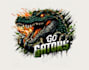 design high quality crocodile mascot logo with free source file