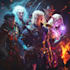 design a custom dnd party, dnd character illustrations