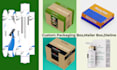 design custom packaging ,mailer boxes with precise dielines
