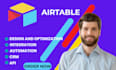 build your airtable databases ,be your airtable expert, airtable automation