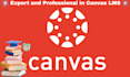 create and upload quizzes and courses into canvas lms