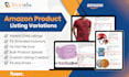do amazon listing creation or amazon variation listing via flat file upload
