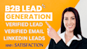 build your ideal client list b2b linkedin leads  prospect email research