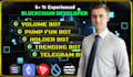 make increase volume holder trading pump fun bot as blockchain developer
