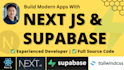 build modern apps with next js, supabase and tailwind