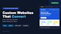 develop a professional and responsive web aplication