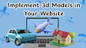 integrate stunning interactive engaging 3d models into your website