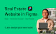 design a real estate website in figma with uxui and a focus on selling more