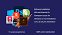 fix your mac, windows pc and install software remotely