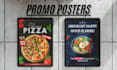 design a food or restaurant poster to boost your sales