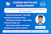 develop custom business software CRM erp healthcare or education systems