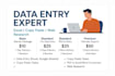 data entry expert and web research