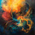 make a abstract geometric digital art