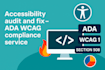 accessibility audit and fix ada wcag compliance service