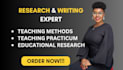 write on teaching methods, teaching practicum and educational research methods
