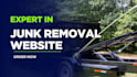 create modernly designed junk removal website