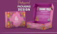 bespoke box design with accurate dieline and 3d mockups