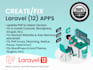 do web application in PHP laravel codeigniter website