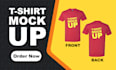 create professional t shirt mockup