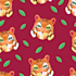 create seamless vector flat cute pattern in cartoon style