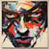 do a digital abstract art illustration