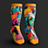 draw a sublimation socks design
