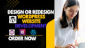 create seo wordpress website design and development