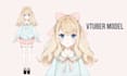 draw and rig 2d vtuber model live2d model 3d vtuber 3d chibi vtuber commission