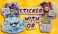 make custom sticker design with your qr code