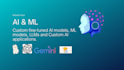 ai and machine learning services, fine tuning  custom models