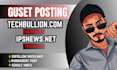 publish on techbullion,com and newsbreak,com  high guest post