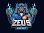 create modern unique zeus mascot logo design