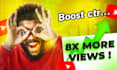 create eye catching youtube thumbnails design that drive high CTR