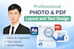 format, redesign, and layout your PDF professionally