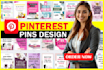 design high quality pinterest pins
