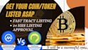do quick token launch, coin ico, token listing on coinmarketcap, coingecko, dex