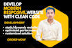 develop modern, responsive websites with clean code