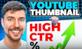 design eyecatchy youtube thumbnail in 1 hour