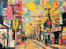 create a unique street pop art collage