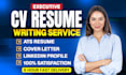 make rewrite executive ats cv update uk usa cv resume maker cover letter design