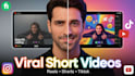 edit and create high retention youtube shorts instagram reels