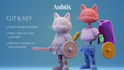 cut and key your 3d model for printing in stl format
