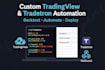 write or modify tradingview pine script strategies  and tradetron support