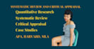 do prisma guided systematic review, critical appraisal, case studies, proposal