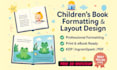 children book formatting for amazon kdp and publishing book layout design