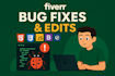 fix HTML CSS and javascript issues on your website