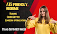 write you an ats friendly resume